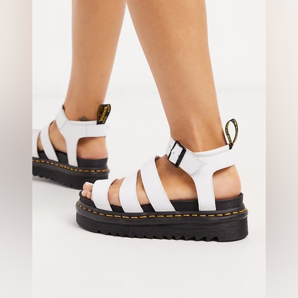 WOMEN'S DR. MARTENS BLAIRE PLATFORM SANDALS SIZE 11 US/L - Picture 3 of 12